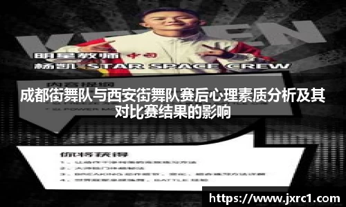 成都街舞队与西安街舞队赛后心理素质分析及其对比赛结果的影响